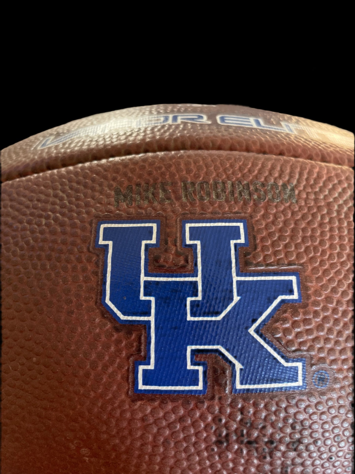 VERY RARE LIMITED EDITION MIKE ROBINSON Nike Vapor Elite Fully Prepped Football! -Kentucky